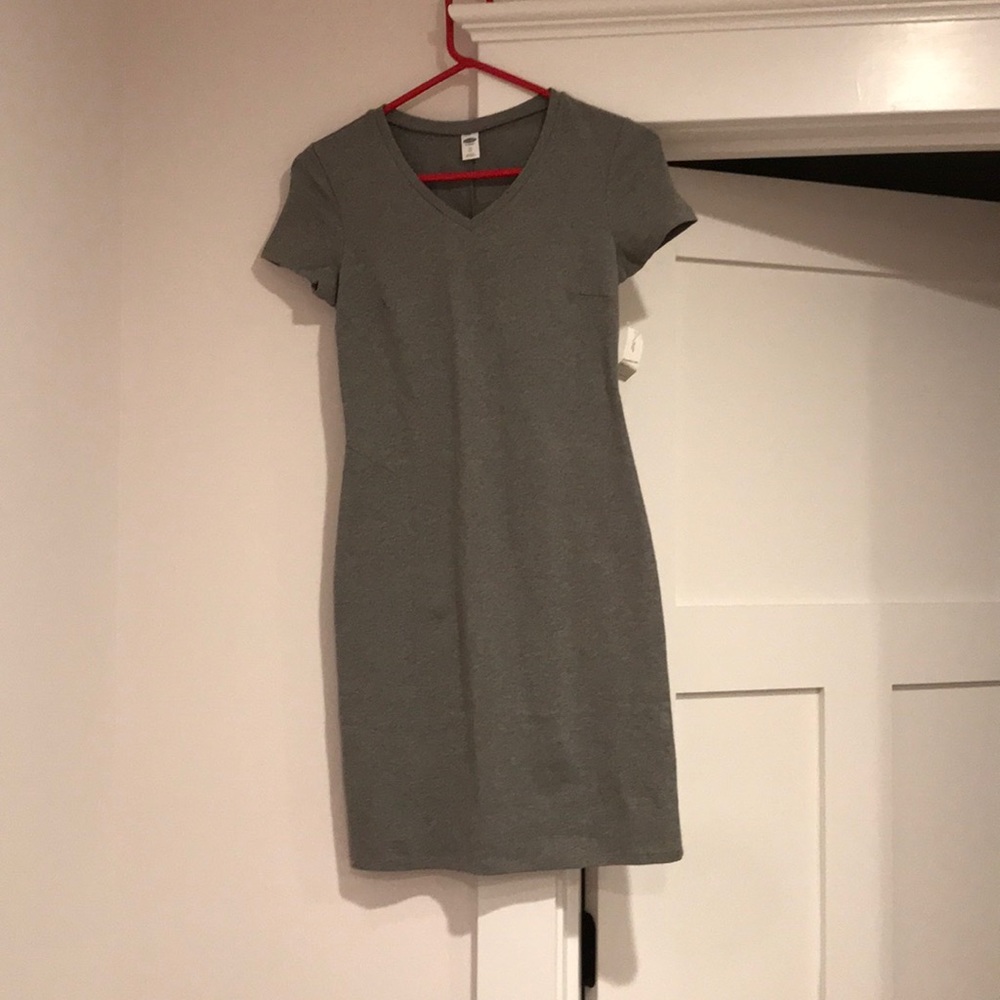 Grey cotton dress